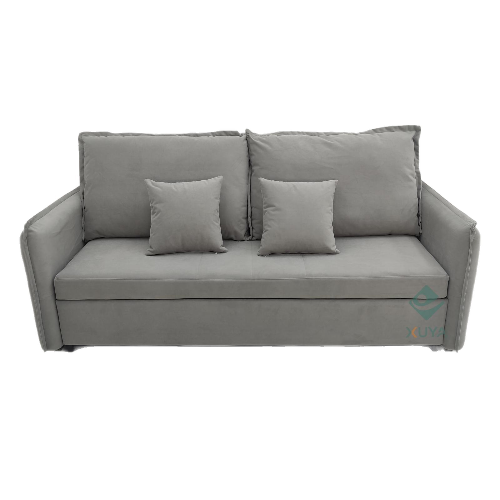 Sofá cama multifuncional gris moderno plegable extraíble sala de estar dormitorio pequeño sofá cama sofá de cuero