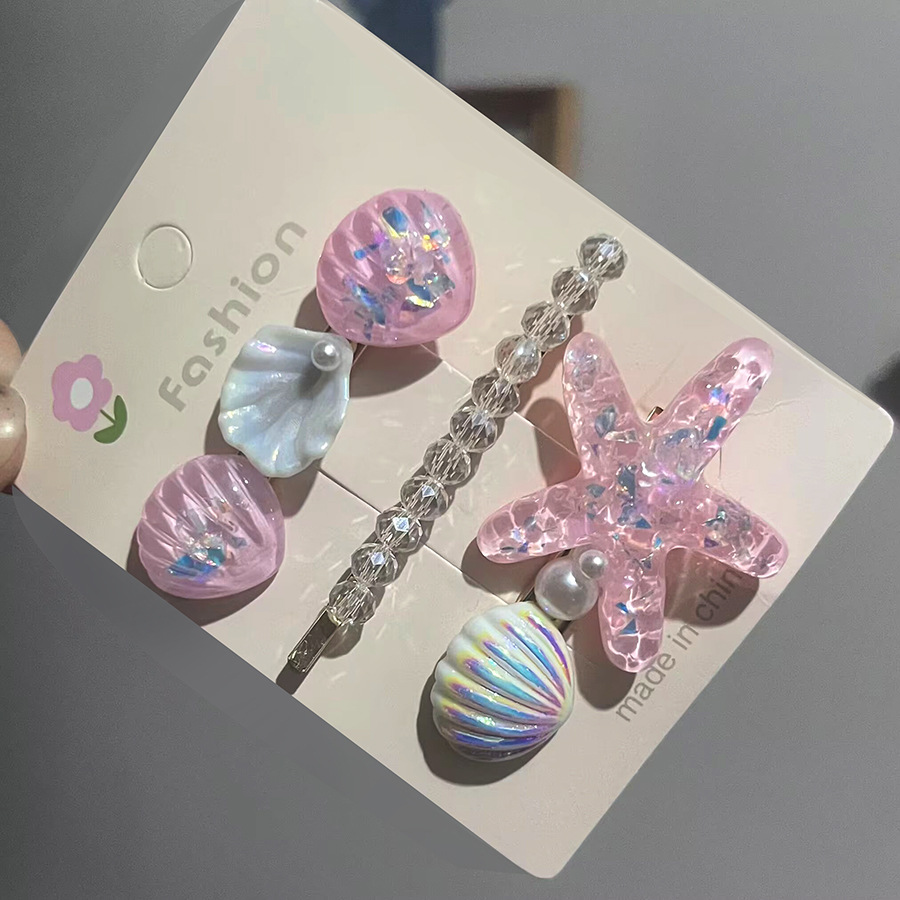 Horquilla con forma de estrella de mar, clip para el cabello con flequillo, nuevo y bonito clip para el cabello, accesorio para el cabello, clip lateral.