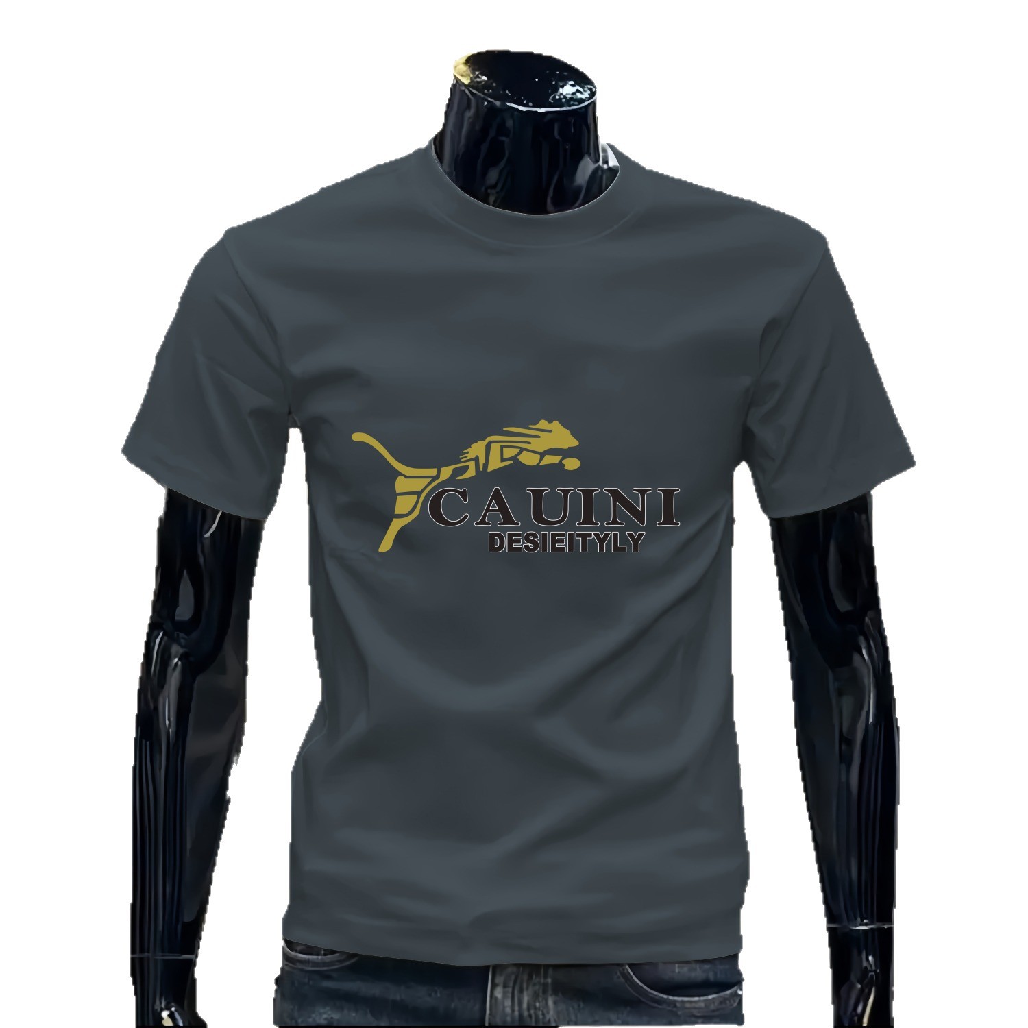 2025 ropa de hombre verano nueva camiseta de hombre de manga corta cuello redondo 100% algodón universal de moda camiseta de media manga
