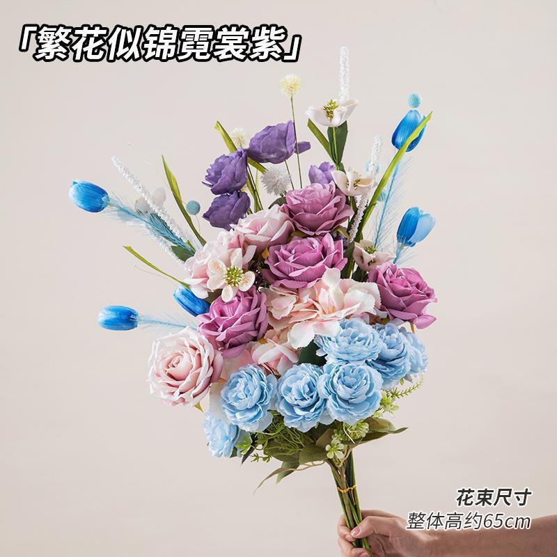 フレンチチューリップひまわり造花保湿造花装飾写真小道具手持ち花|undefined