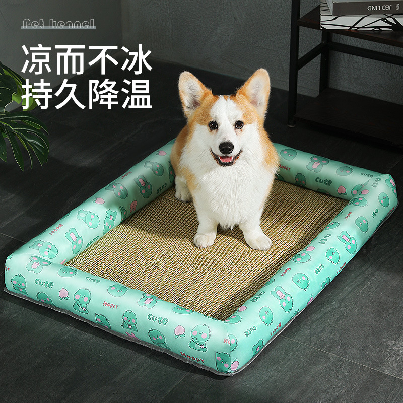 Perro perrera verano nido fresco verano bichón cojín de perro nido de gato cojín para mascotas cojín cama cuatro estaciones al por mayor