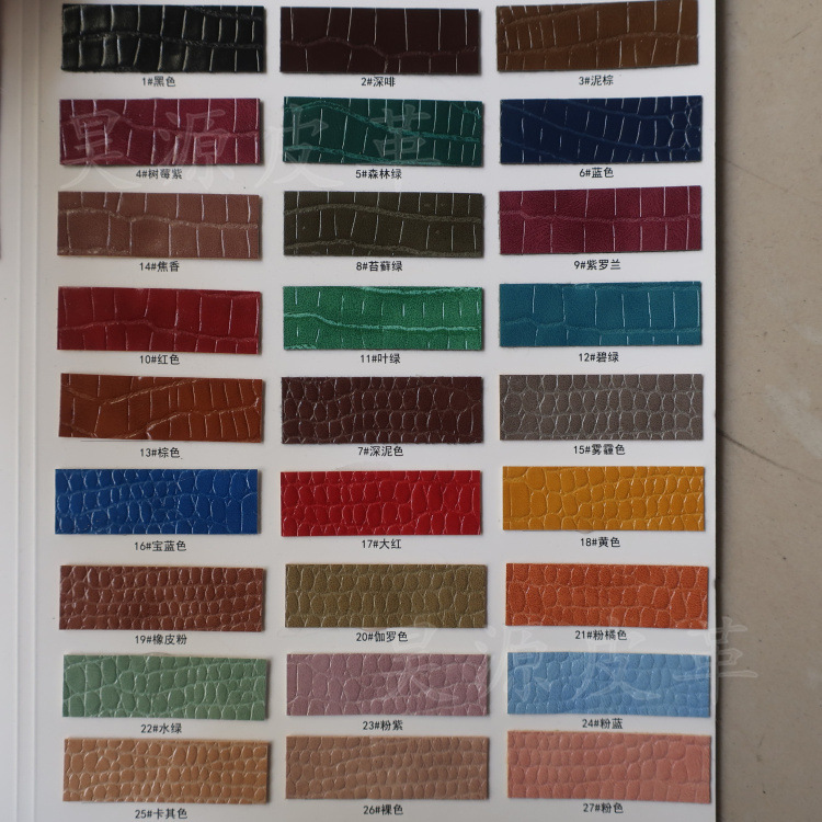 838油皮鳄鱼石头纹皮革箱包手袋收纳盒软包装饰人造革仿皮面料