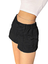 L 10842 Women's Solid Workwear Shorts ���bţ�ж�ѝ �羳���l
