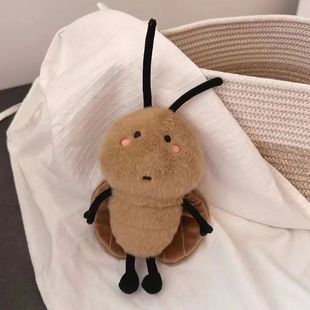 Shake sound cockroach with Xiaoqiang plush toy Guangdong specialty ugly cute doll creative doll funny birthday gift