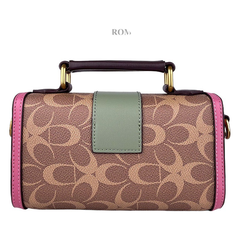 Nuevo bolso pequeño de moda simple 2024 bolso de mensajero de color en contraste, bolso de hombro de cadena, bolso de carruaje avanzado