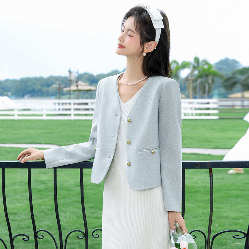 法式高级感小香风短款外套女2025秋季新款轻熟外搭春秋洋气上衣|undefined