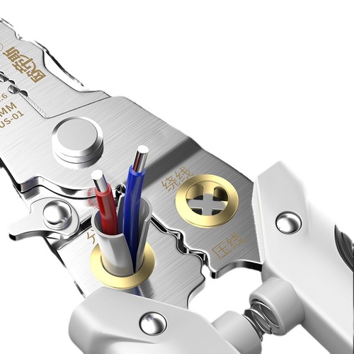 Wire stripping pliers multifunctional electrician pliers branching wire winding stripping pliers new pliers crimping pliers wholesale wire stripping pliers network cable