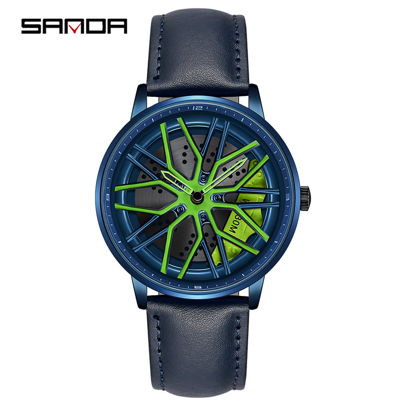 1107 벨트 블루 그린