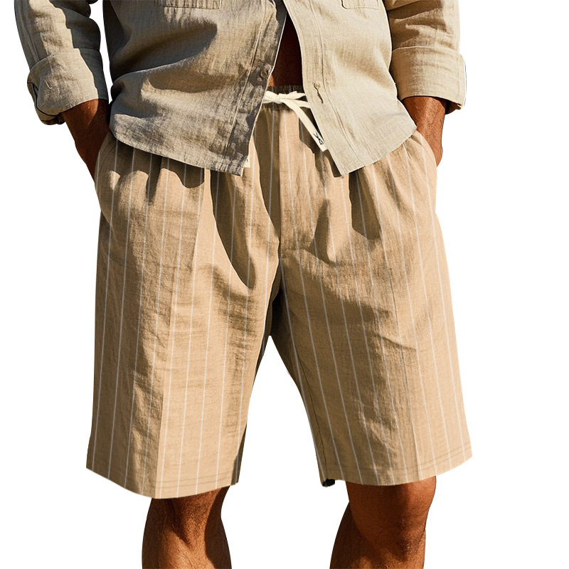 Transfronterizos hombres de verano casual de moda corto de correa Europa y América Amazon tendencia elástica delgada ropa de cama para hombres