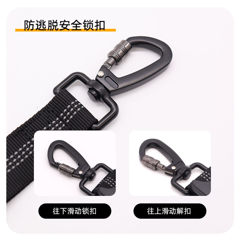 Cuerda de tracción para perros, caminar con la cuerda para perros sin apretar, cuerda para perros para evitar morder, cinturón de seguridad para mascotas, suministros transfronterizos, cuerda para perros