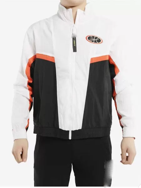 2026 New Casual Streetwear Trendy Layered Versatile Breathable Windproof Patchwork Unisex Stand Collar Cardigan Windbreaker