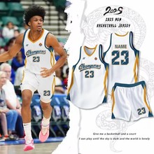 25新款美式篮球服套装男女大学生比赛训练服队服联赛球衣团购印制