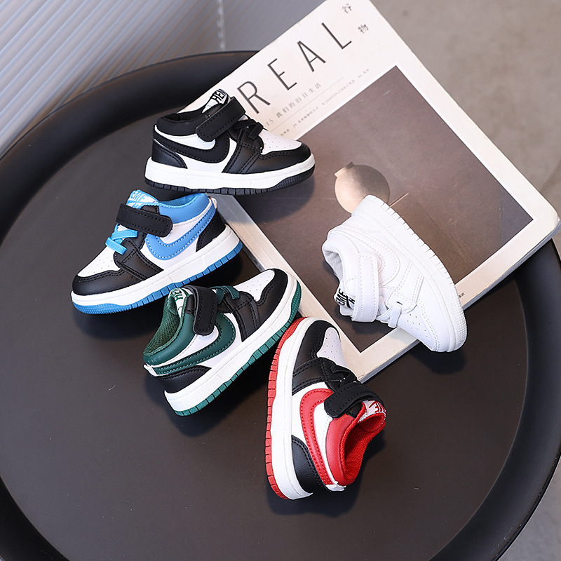 Children's Sports Shoes for Boys and Girls, 2025 Spring and Autum New Korean Style Boys' Baby Shoes, White Shoes, Toddler Shoes