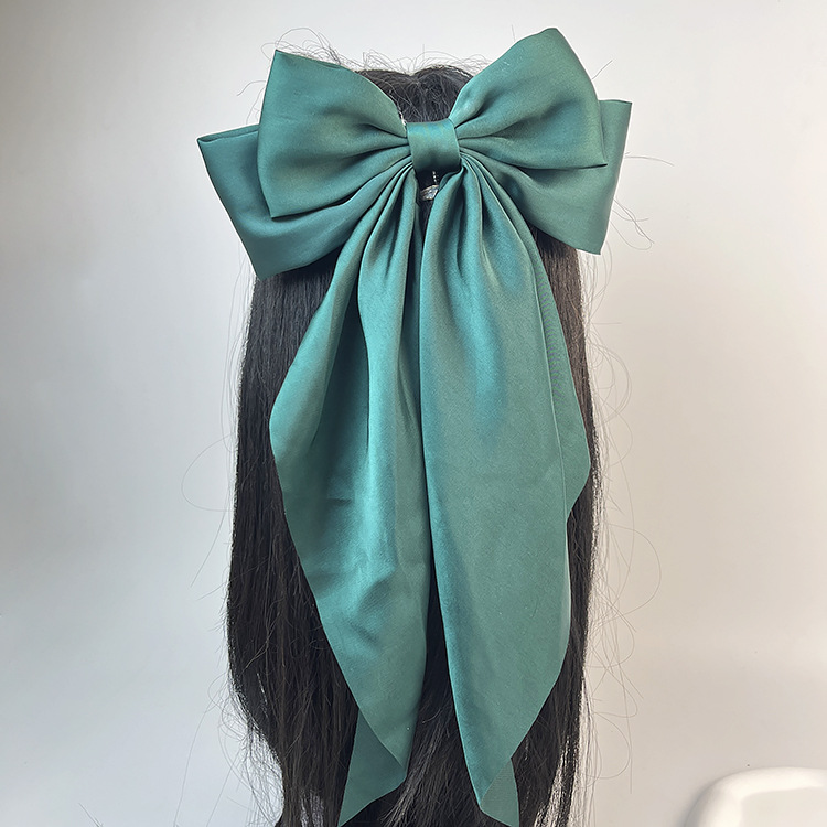 Women's Sweet Bow Knot Satin Hair Clip display picture 35