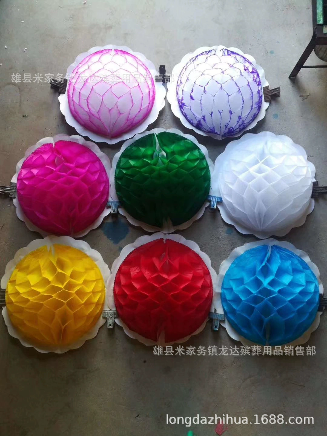 Материал венка 42 см копировальная бумага полушарие размер цветка картон толстый Longda похоронные принадлежности оптом