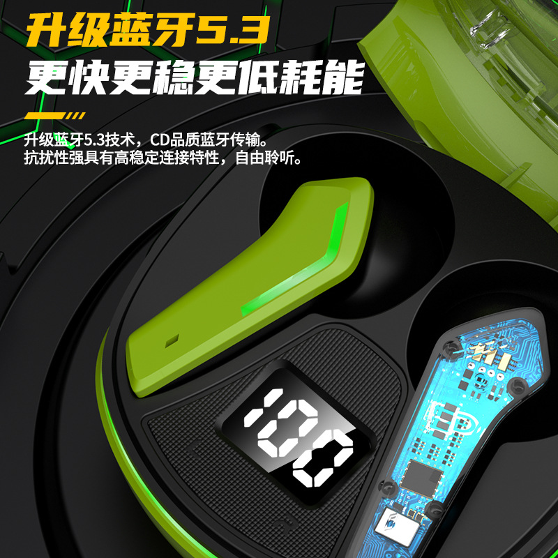 Nuevos auriculares Bluetooth R25 para juegos de deportes de alta calidad de sonido de baja latencia