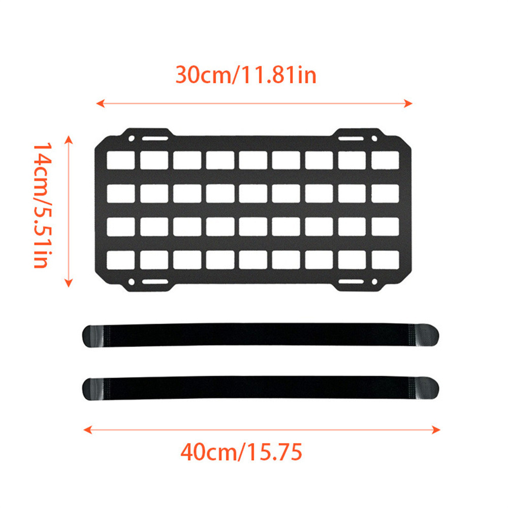 Sun visor storage tactical car hanging board sun visor off-road vehicle multi-function Molle interior modification storage