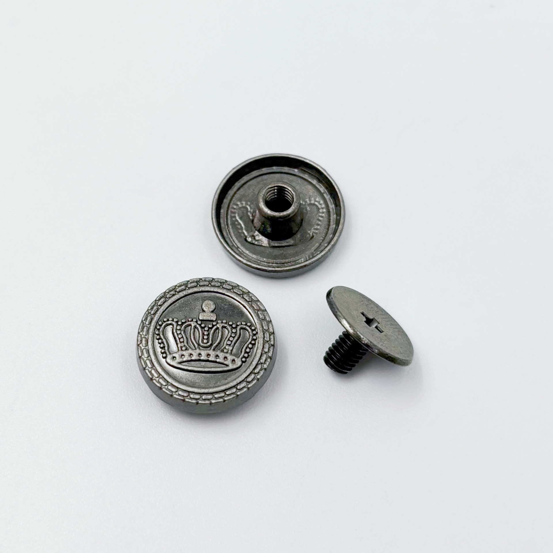 Botón de cordón de sandalias sin clavos fijo botón de decoración accesorios de hardware botón de enlace de botón de tornillo desmontable