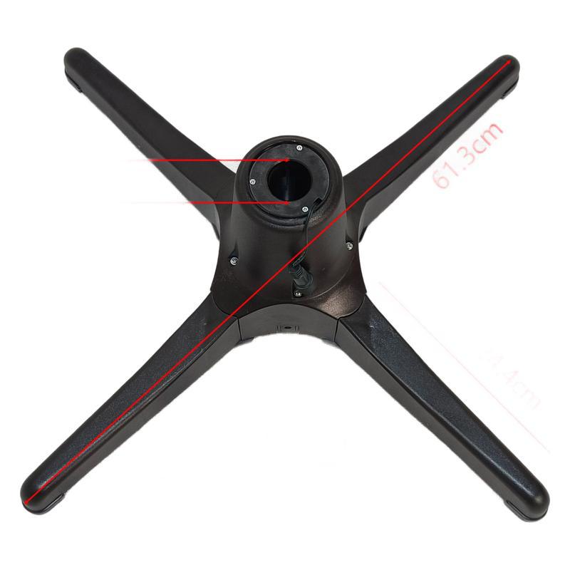 Accesorios de base rotatoria eléctrica del árbol de Navidad de control libre de dirección calibre ajustable de soporte de metal del árbol de Navidad pie de hierro