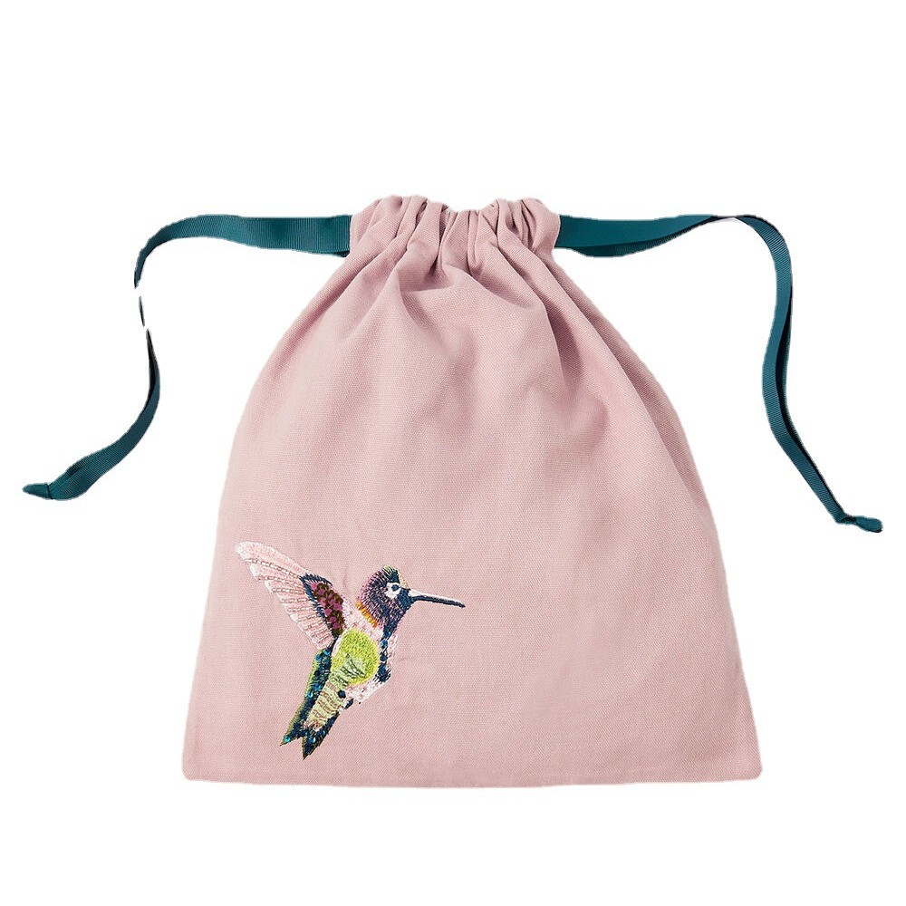 绒布袋首饰收纳袋LOGO珠宝饰品束口袋锦囊耳机收纳小布袋现货批发