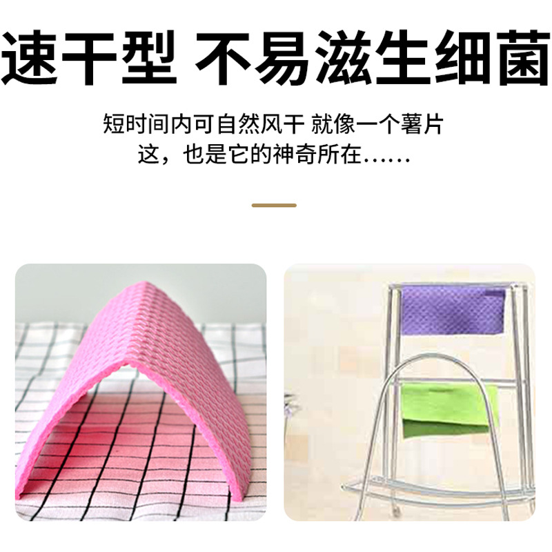 ドイツdm百清潔布木質綿怠け者雑巾強吸水両面皿洗いスポンジ布キッチンクリーニングタオル卸売り