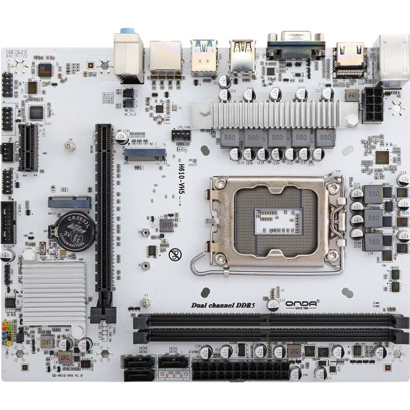 Подходит для Intel Onda H610 VH5 W/B (Intel H610/LGA 1700), поддержка DDR5