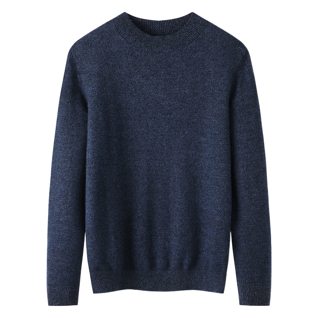 Брендовая этикетка, осенне-зимняя новинка, мужской прозрачный цветной теплый удобный Повседневный базовый кашемировый свитер с круглым вырезом Z4Q18100