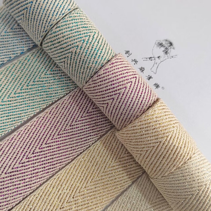 Chuangxing Magpie Brand Gold and Silver Christmas Ribbon Ribbon Edge Ribbon Gift Strap Packaging Strap Ribbon