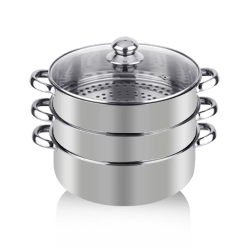 Multilayer electromagnetic universal steamer stainless steel, three-layer veil