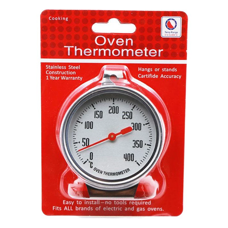 Оптовая Высокое качество нержавеющей стали печь термометр Высококачественный большой двойной стол, один стол печь термометр