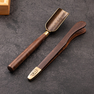 Ebony Tea Clip, Tea Spoon, Tea Set Accessories, Tea Towel, Tea Knife, Tea Spoon, Tea Clip, Tea Tweezers, Tea Making Tools