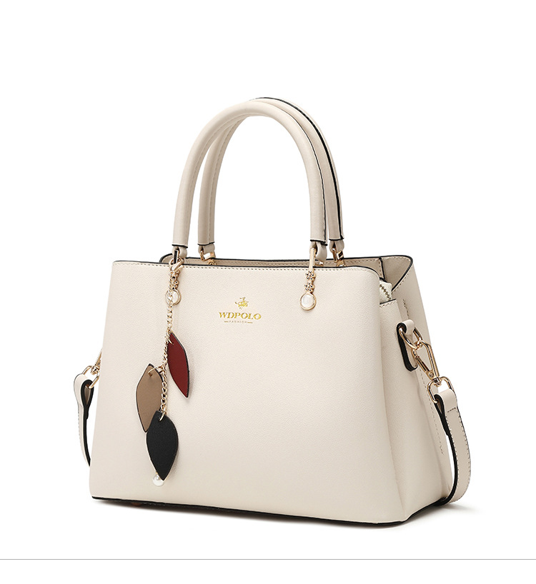 1125g Weight Synthetic Leather Lining Material Women's Medium Pu Leather Solid Color Elegant Vintage Style Square Zipper Handbag