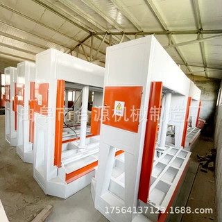 门套防火门全自动冷压机 一次成型铝蜂窝板压机 保温岩棉粘合