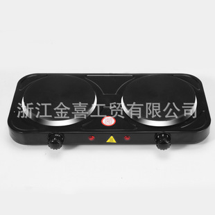 Jx-200A Jx-6243A Double Plate 2000W Export Factory Export Multi-Function Small Electric Stove Double Stove Electric Stove