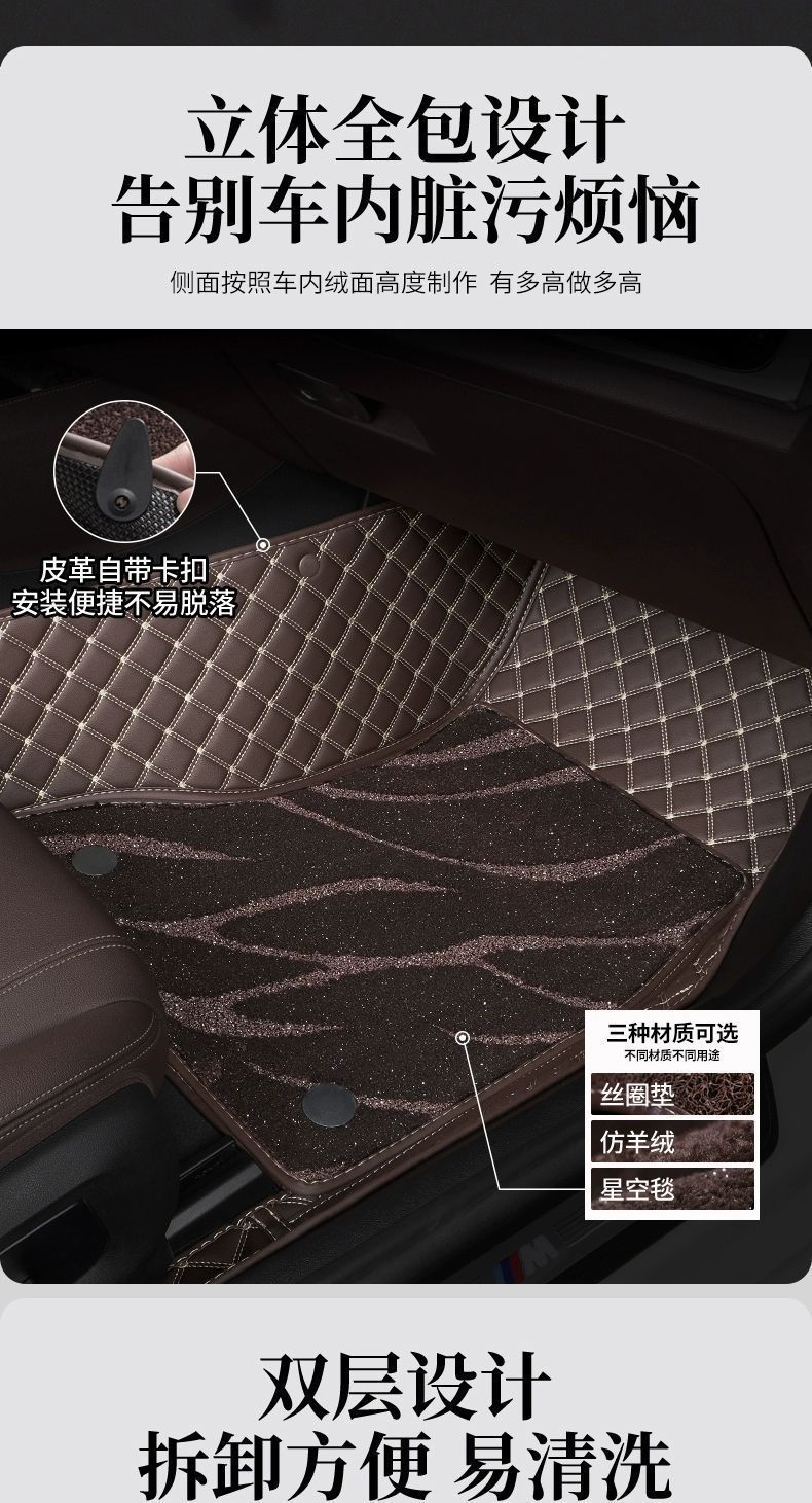 Suitable for 2024 Changan x5plus foot mat second generation special car surround mat wire ring modification supplies