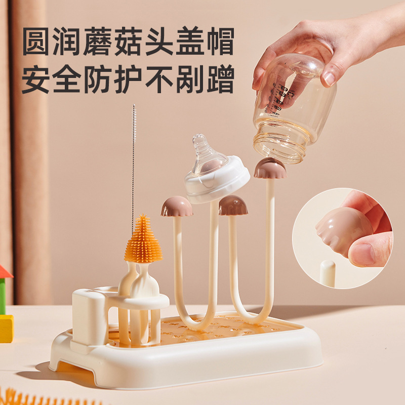 Botella de bebé drenaje rack conveniente estante de secado estante de almacenamiento colgante drenaje taza de agua bebé soporte de rack de secado