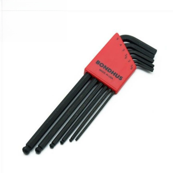 波顿套装进口球头内六角扳手10946 1.5-5mm 波头