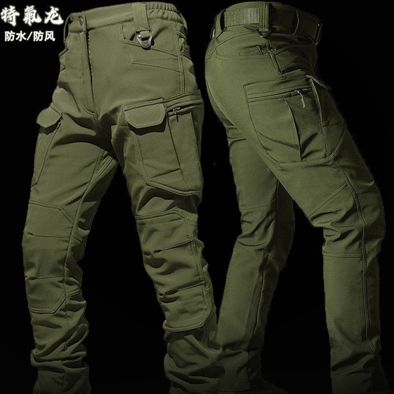 户外软壳机能冲锋衣外套男款防水防风登山服美式工装战术夹克加厚|undefined