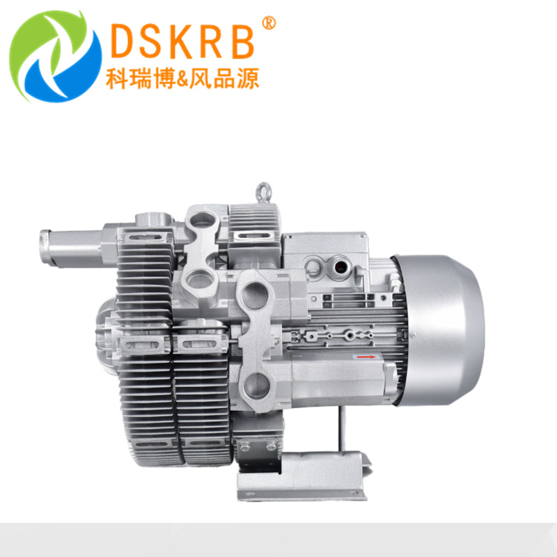 供应污水曝气风机双叶轮漩涡气泵1.5kw380v47m³/h 65kpa气环风机