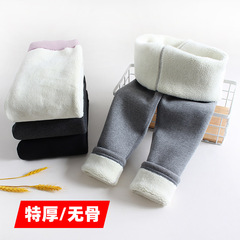 女童打底褲加絨加厚外穿特厚兒童保暖褲寶寶內穿校服保暖神器褲子