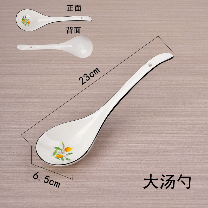 Japón y estilo coreano simple cubiertos para beber sopa de cocina de alta temperatura creativa cucharas caseras cucharas de cerámica cucharas de arroz