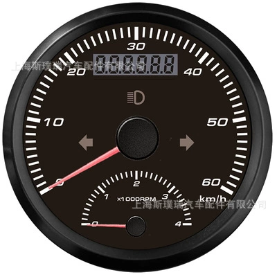 pointer speedometer tachometer 2-in-one: automobile instrument