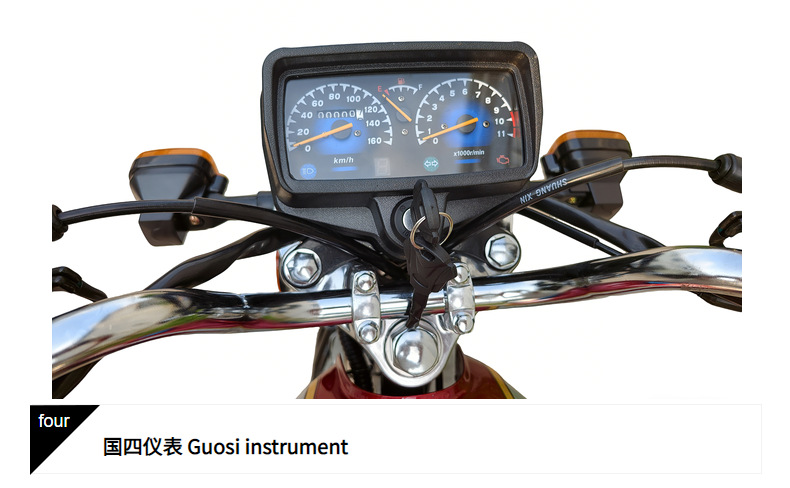 Motorcycle cross-border brand new retro CG125 150CC Jianshe National IV electric fuel-injection motorcycle