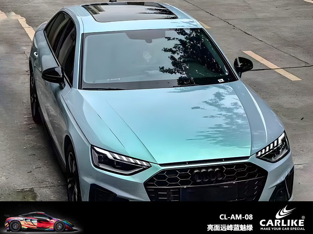 Kalek cerámica glaciar azul coche que cambia de color película pico lejano encanto azul oro completo coche película Capri gris púrpura etiqueta engomada del coche
