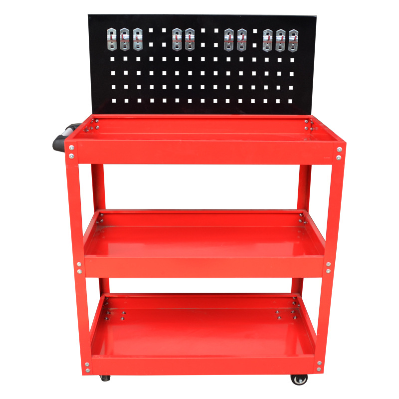 Herramienta de reparación de automóviles de tres capas de mantenimiento de dirección silenciosa rueda de freno herramienta de almacenamiento de automóviles gabinete de piezas de múltiples capas soporte de exhibición de automóviles