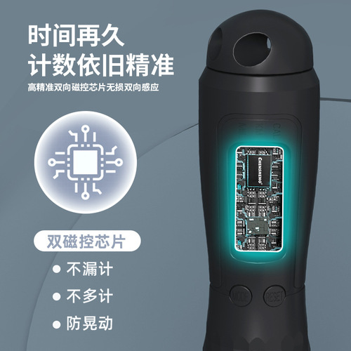 Jump Rope for Primary and Middle School Students, Counting Model, Specifically Designed for the Zhongkao Exam, Sports Exam Training, Dual-Purpose Heavy Duty Steel Wire Rope Jump Rope