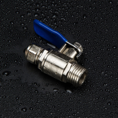 2分金属球阀开关4分进水三通球阀过滤器手动泄压阀净水器配件批发|ms