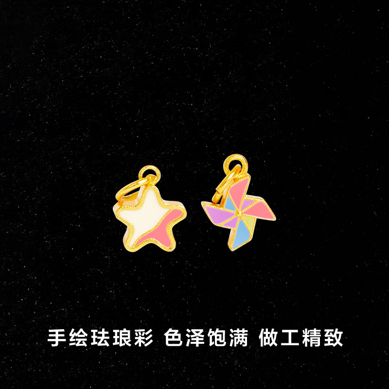 (2개) 불타는 푸른 무지개 유니콘 스타 펜던트 페가수스 목걸이 펜던트 여자 친구 금속 액세서리와 골드 샵