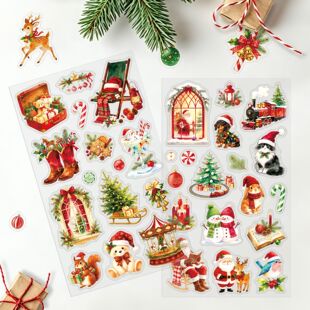ԭ���}�Q���Z͸���N��PET�羳����Christmas�b��֎��쾰�ز��N��