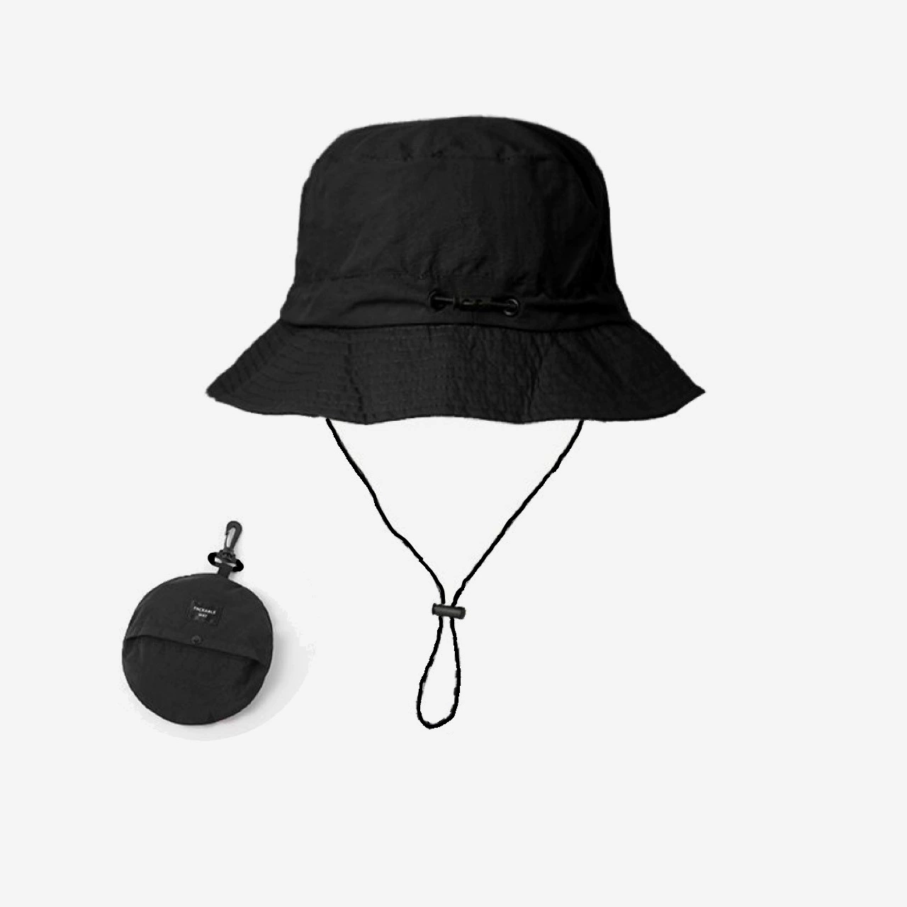 Foldable Quick-Dry Waterproof Men's Cap, Packable with Carabiner, One Size